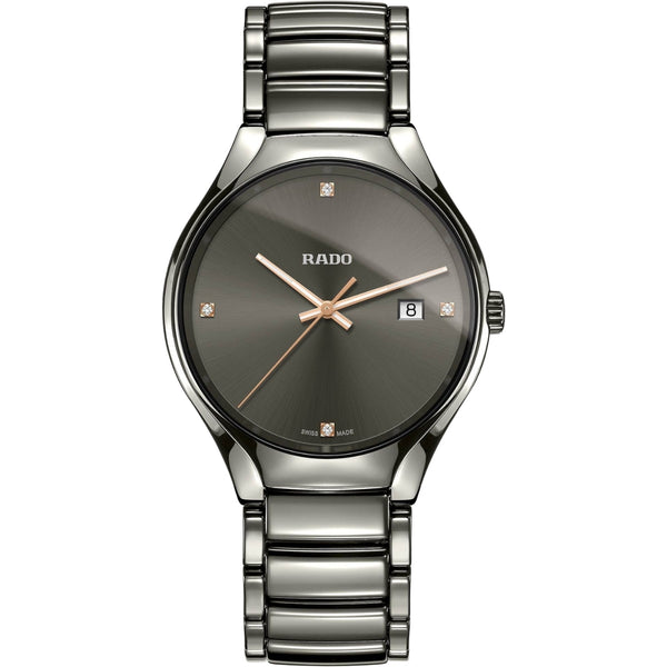 Rado True Round Quartz Black Men R27239712
