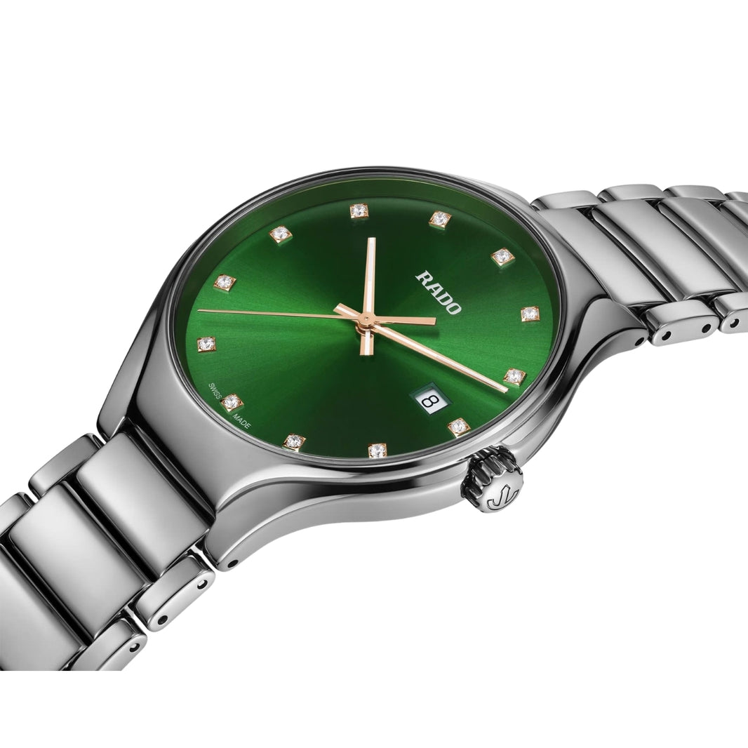 Rado True Round Quartz Green Unisex R27239742