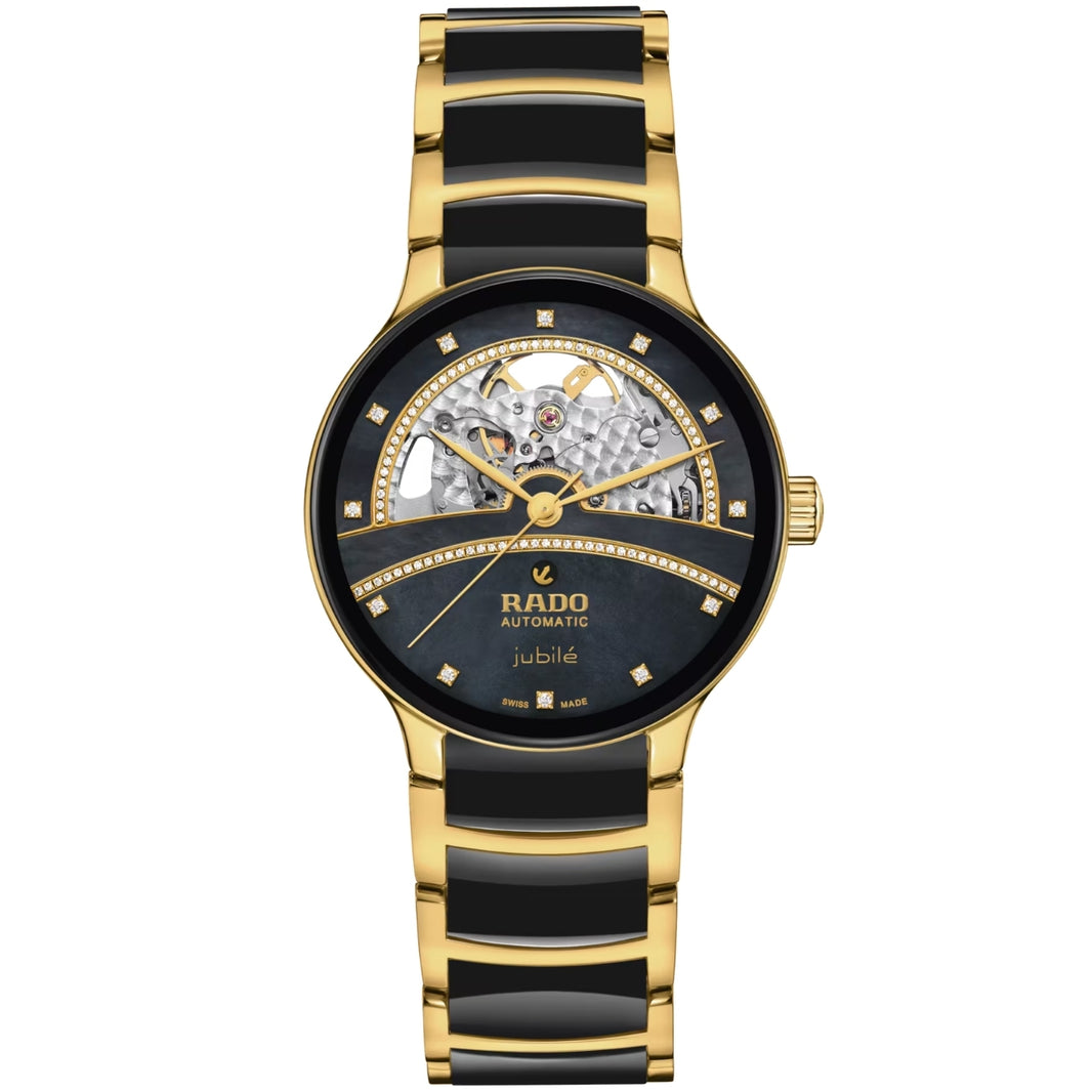 Rado Centrix Open Balance Wheel Black Diamond Women's Watch R30032752