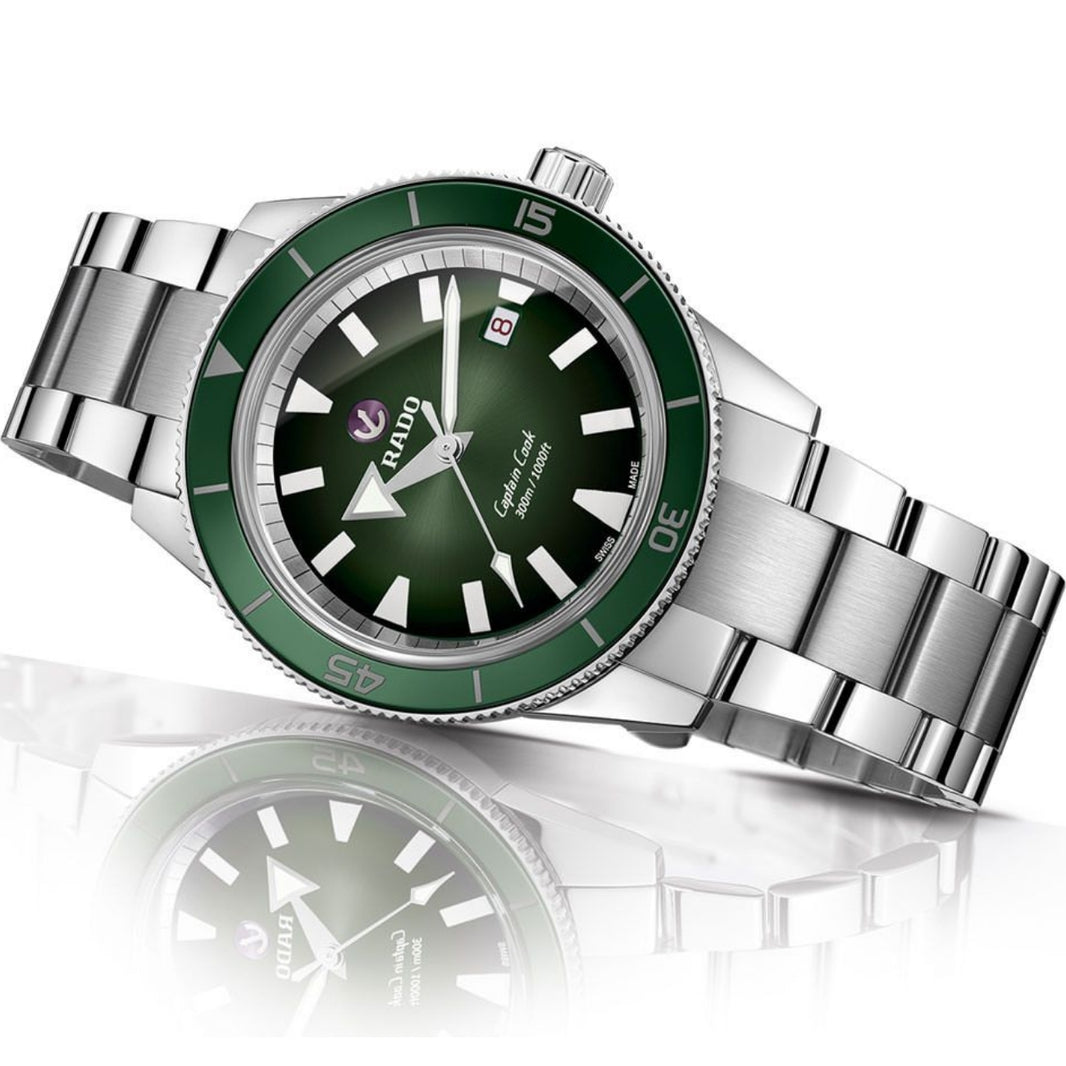 Rado Captain Cook Automatic Green Men R32105313