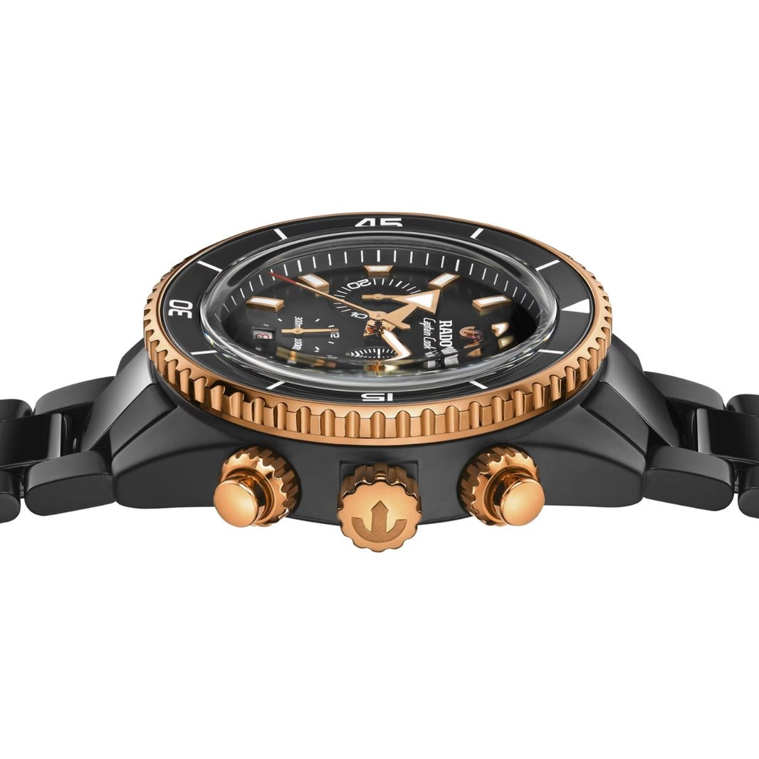 Rado Captain Cook Automatic Chronograph Black Dial Men's Watch R32190153
