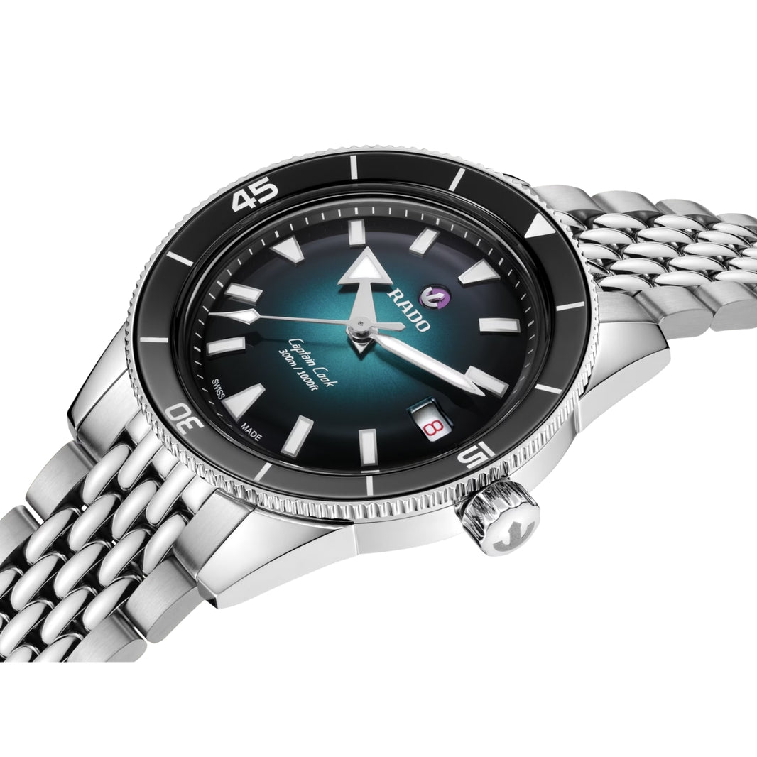Rado Captain Cook Automatic Turquoise Dial Unisex Watch R32223213