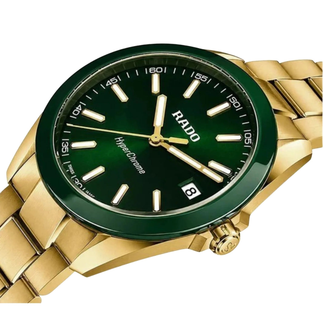 Rado Quartz Green Dial Stainless Steel Men's Watch R32283313