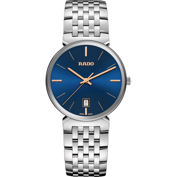 Rado Florence Blue Dial Silver Stainless Steel Women's Watch R48912203