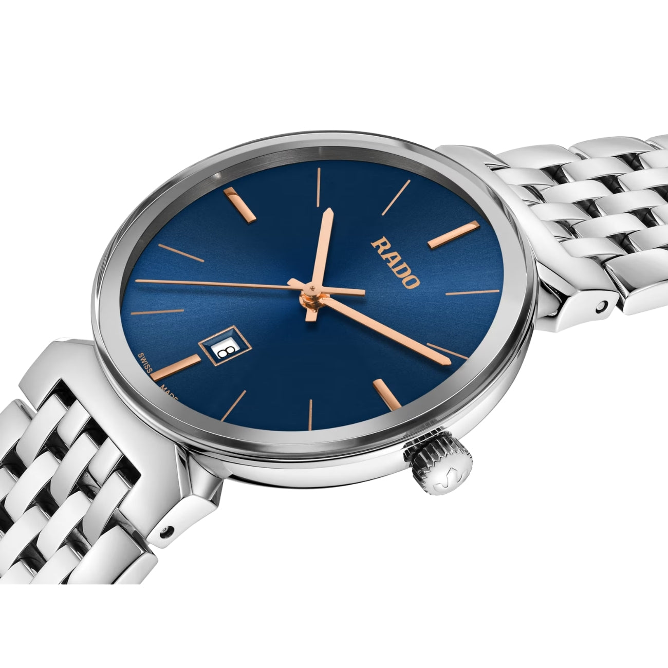 Rado Florence Blue Dial Silver Stainless Steel Women's Watch R48913203