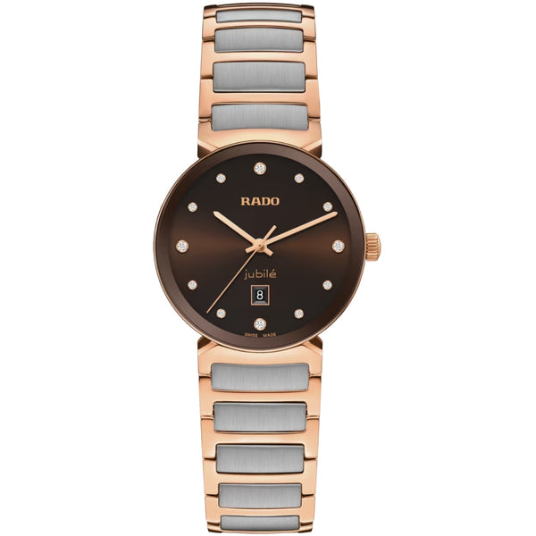 Rado Florence Quartz Brown Diamond Dial Two-Tone Women's Watch R48919713