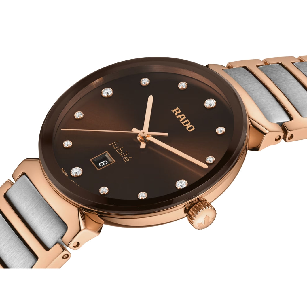 Rado Florence Quartz Brown Diamond Dial Two-Tone Women's Watch R48919713