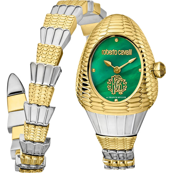 Roberto Cavalli By Franck Muller Ronda Movement 762 Stainless Steel Women RV1L149M0091