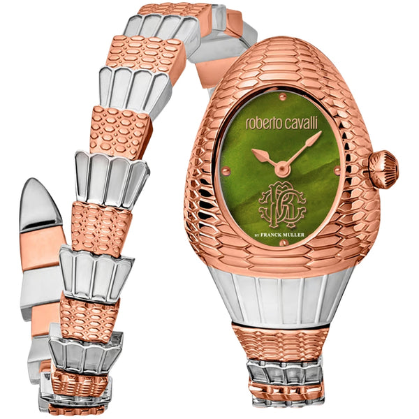 Roberto Cavalli By Franck Muller Ronda Movement 762 Stainless Steel Women RV1L149M0101