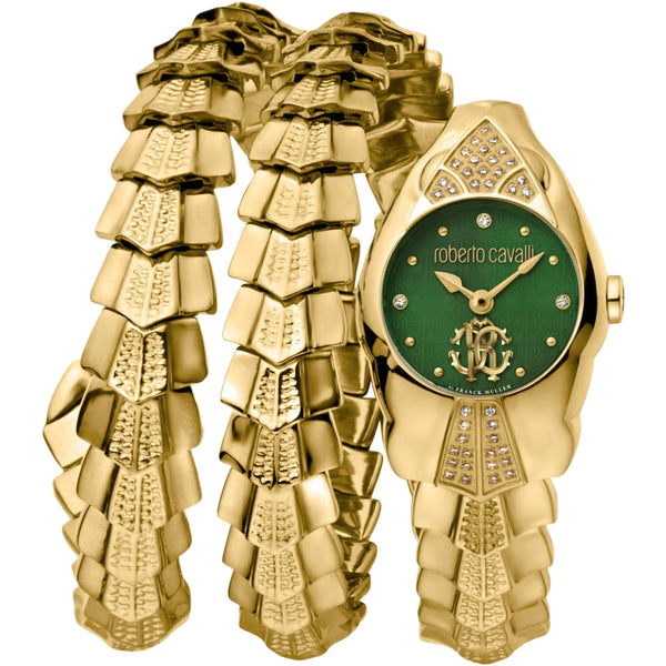 Roberto Cavalli By Franck Muller Ronda Movement 762 Stainless Steel Women RV2L061M0041