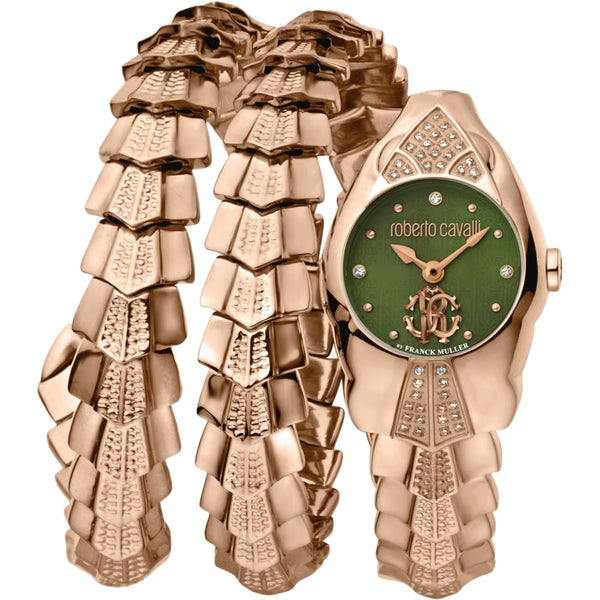 Roberto Cavalli By Franck Muller Ronda Movement 762 Stainless Steel Women RV2L061M0051