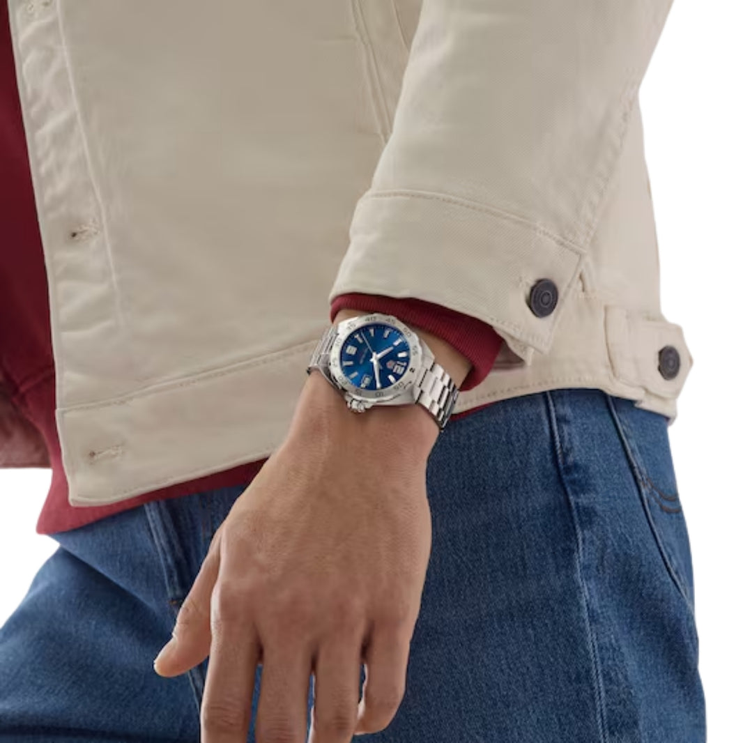 TAG Heuer Blue Dial Quartz Men Watch 41 mm WAZ1118.BA0875