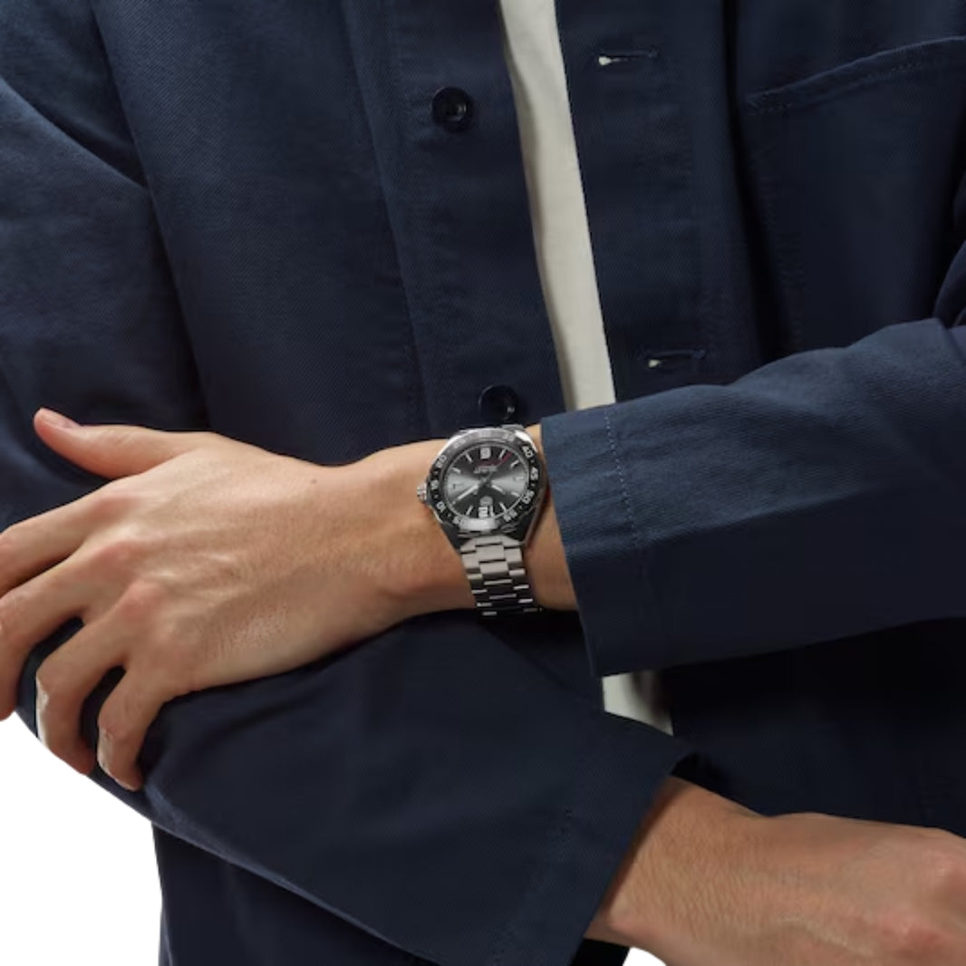 TAG Heuer Grey Dial Automatic Men Watch 43 mm WAZ2011.BA0842