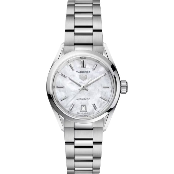 TAG Heuer White Dial Automatic Women Watch 29 mm WBN2410.BA0621