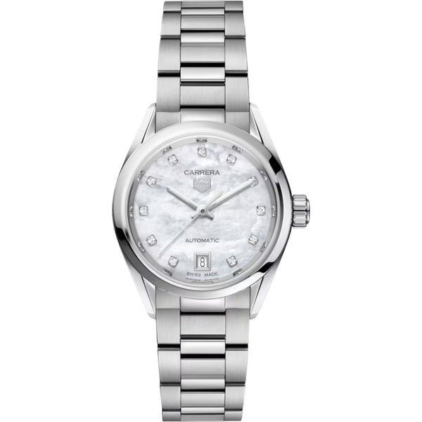 TAG Heuer White Dial Automatic Women Watch 29 mm WBN2412.BA0621