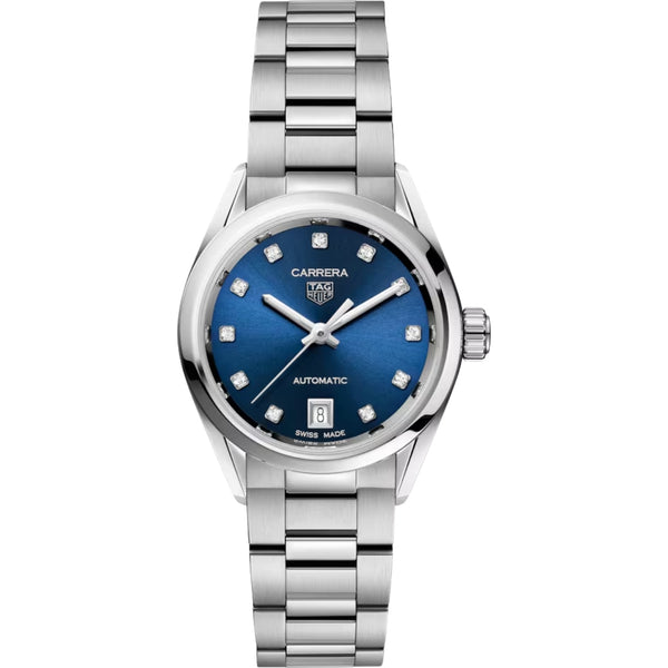 TAG Heuer Blue Dial Automatic Women Watch 29 mm WBN2413.BA0621