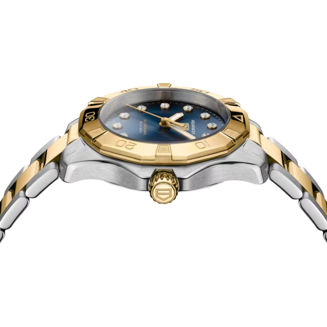 TAG Heuer Blue Dial Solar Women Watch 34 mm WBP1323.BB0004