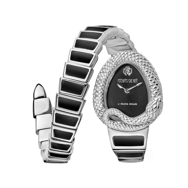 Roberto Cavalli By Franck Muller Ronda Movement 751 Stainless Steel & MOP Women RV1L141M0021