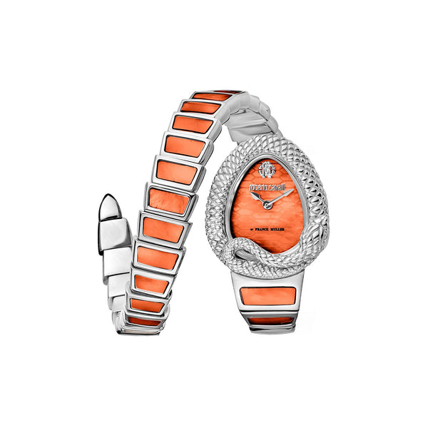 Roberto Cavalli By Franck Muller Ronda 751 Stainless Steel Women RV1L141M0131