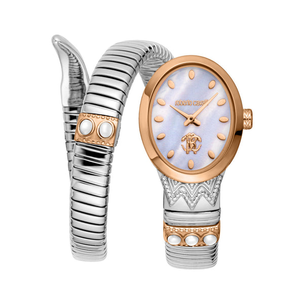 Roberto Cavalli Serpente Ornato White MOP Women RC5L104M0065