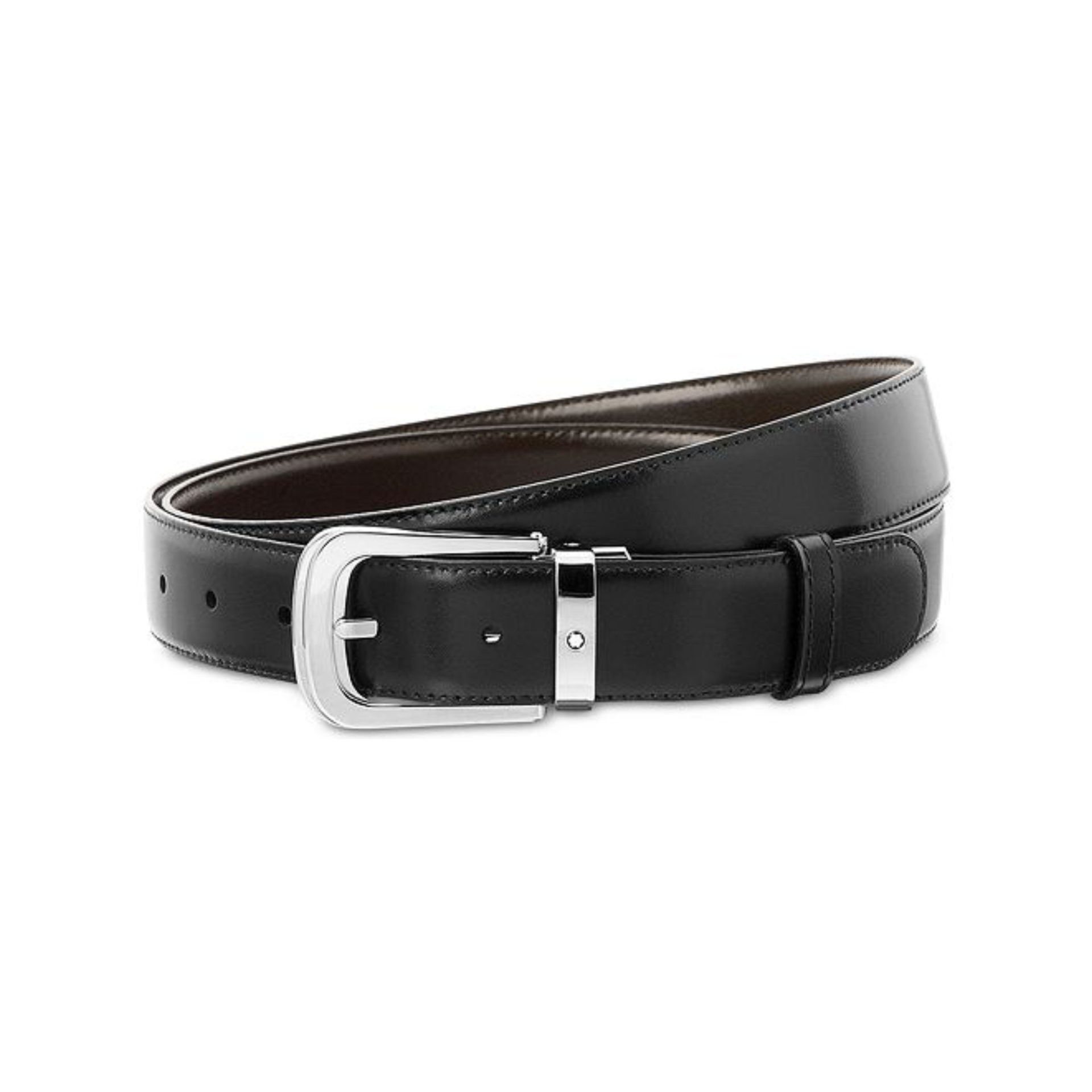Montblanc Belt - Stainless Steel Buckle & Reversible Strap