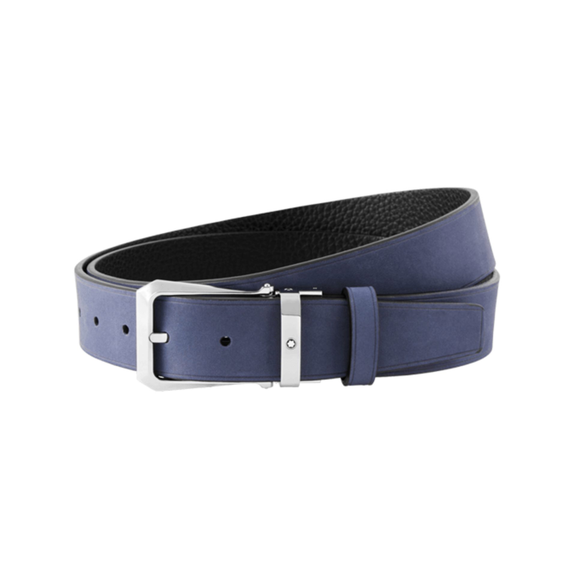 Buy Montblanc Belt | Blue Leather Belt | Luxurty Time