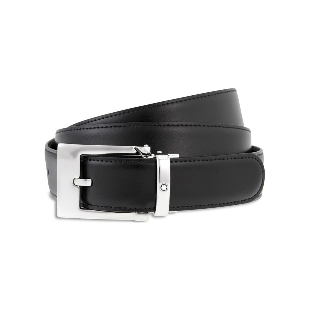 Buy Montblanc Chrome Tanned Leather Belt | Calfskin Strap