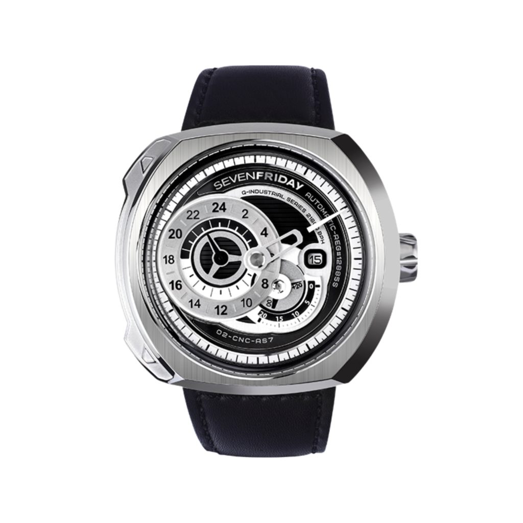 Sevenfriday Black Watch With Tonnaeau Case Shape Luxury Time