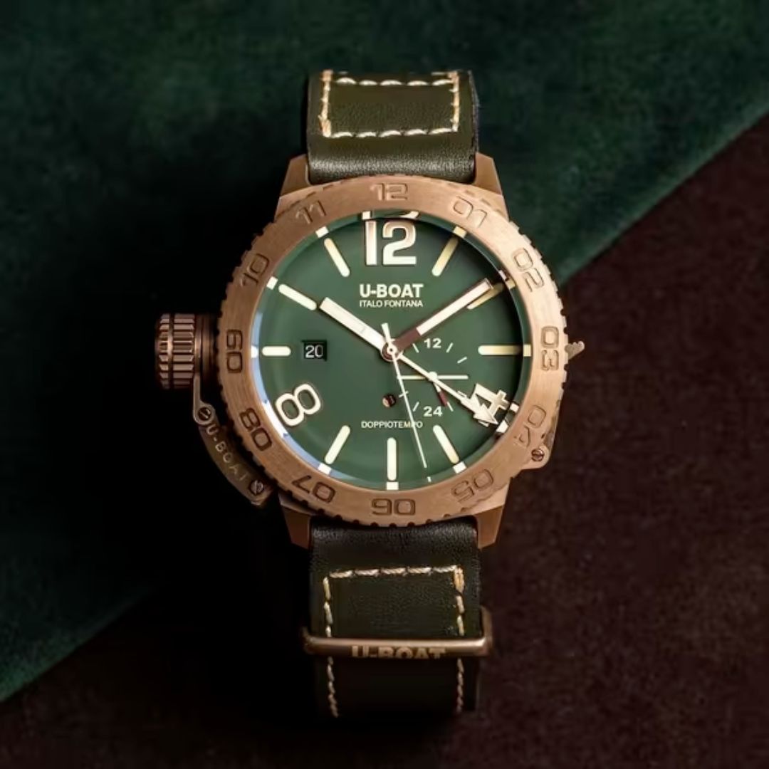 OVERFLY OVERFLY Green Dial Gold Strap Analog Chronograph Luxury Analog Watch  - For Men - Buy OVERFLY OVERFLY Green Dial Gold Strap Analog Chronograph  Luxury Analog Watch - For Men 81064 Online