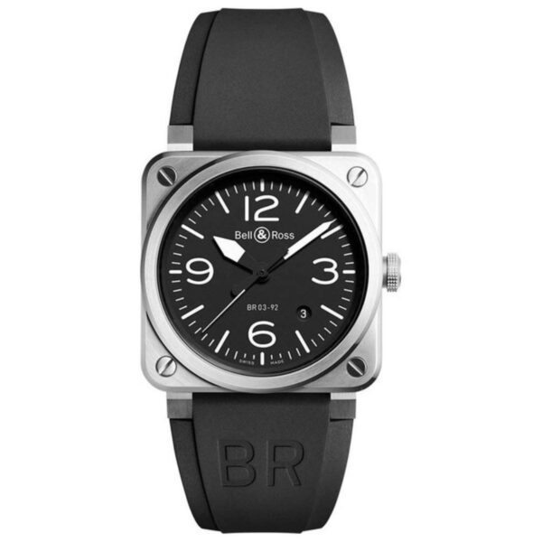 BR0392-BLC-ST BELL & ROSS WATCH - 1 luxury watches