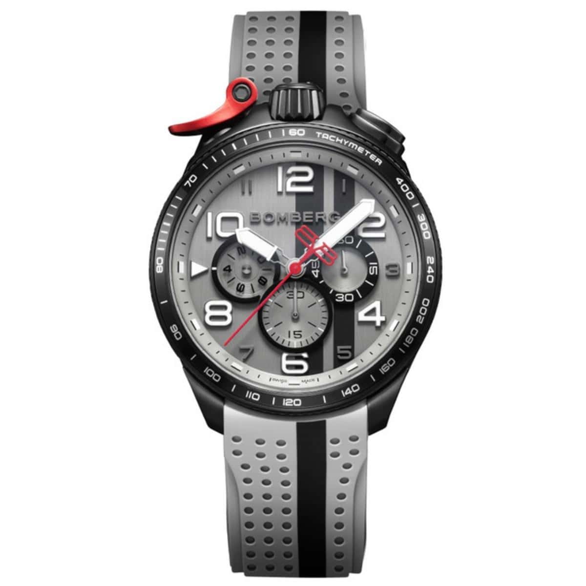 Shop Iconic BOMBERG Watch Bolt-68 Racing 'Black Stripe'