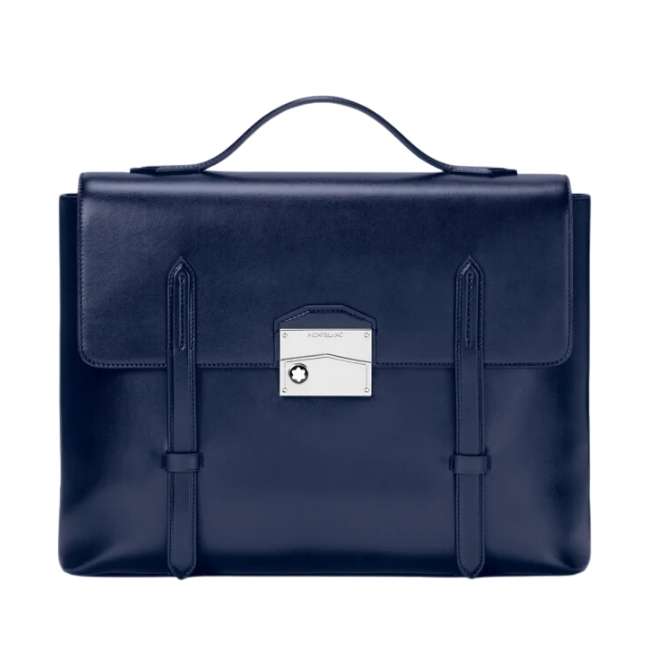 Montblanc Meisterstuck Neo Briefcase Ink Blue - Luxury Time