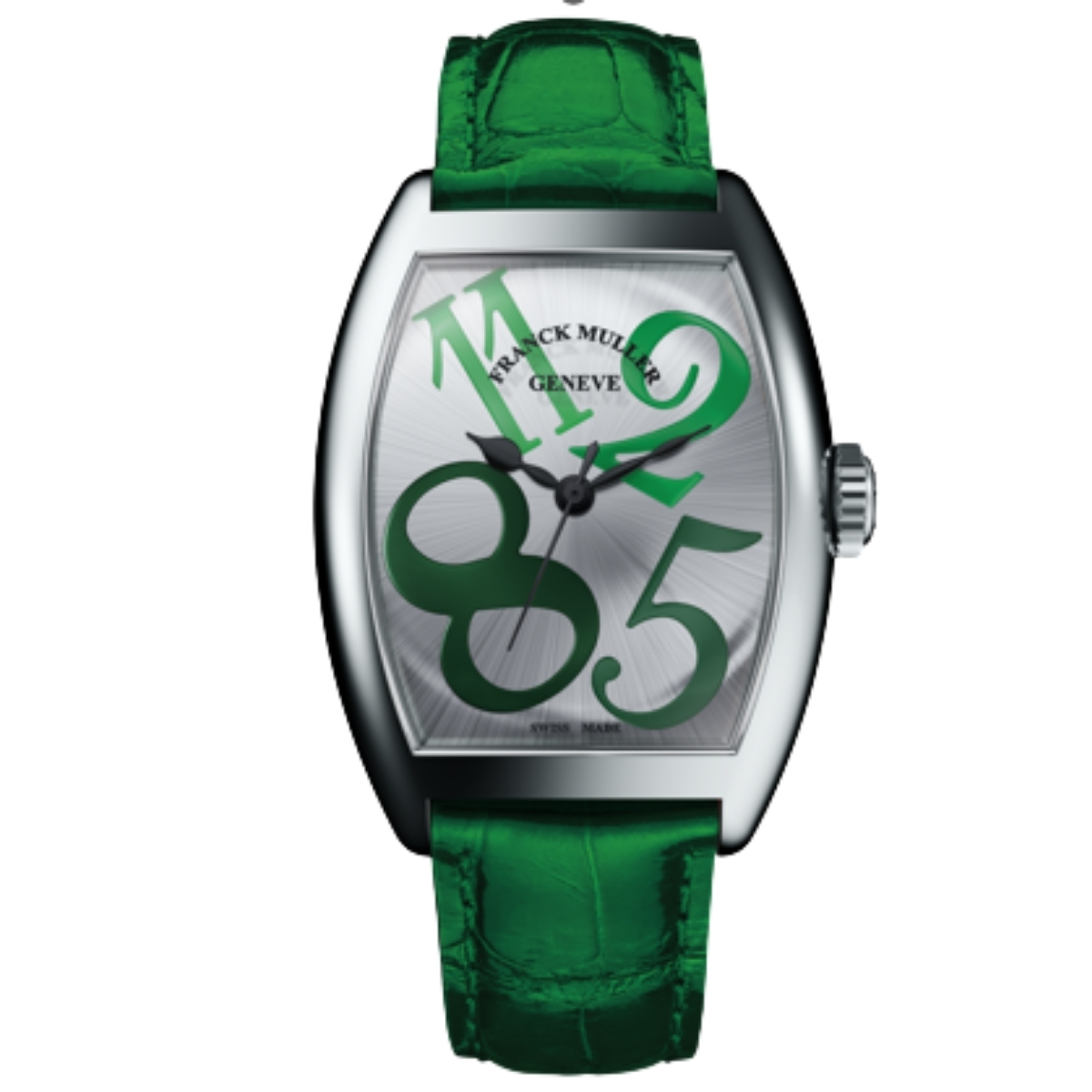 Franck Muller 7500 Cintrée Curvex Lucky 8 green luxury Swiss watch-Luxury Time