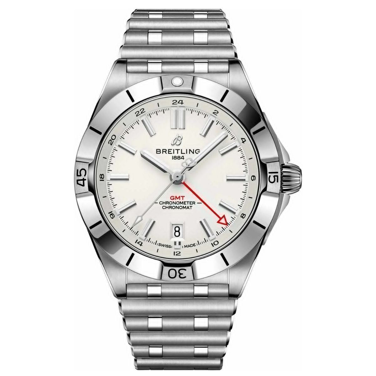 breitling chronomat automatic white men watch a32398101a1a1