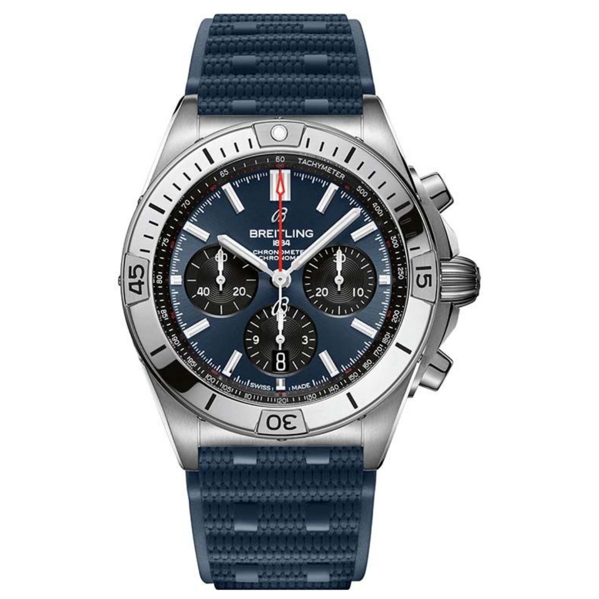 breitling chronomat automatic blue men watch ab0134101c1s1